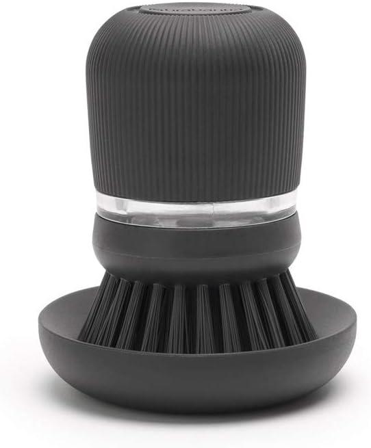 Brabantia SinkSide Cepillo de Fregar Platos con Dispensador, Dark Grey