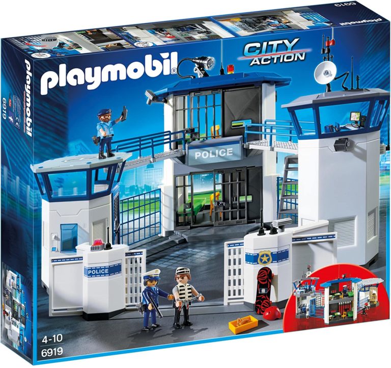 PLAYMOBIL City Action Comisaría de Policía con Prisión, a Partir de 4 Años